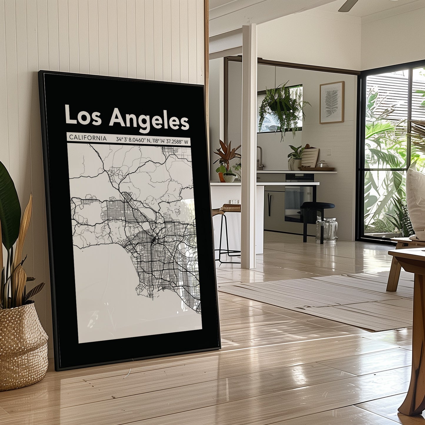 Los Angeles, Mapped in Black