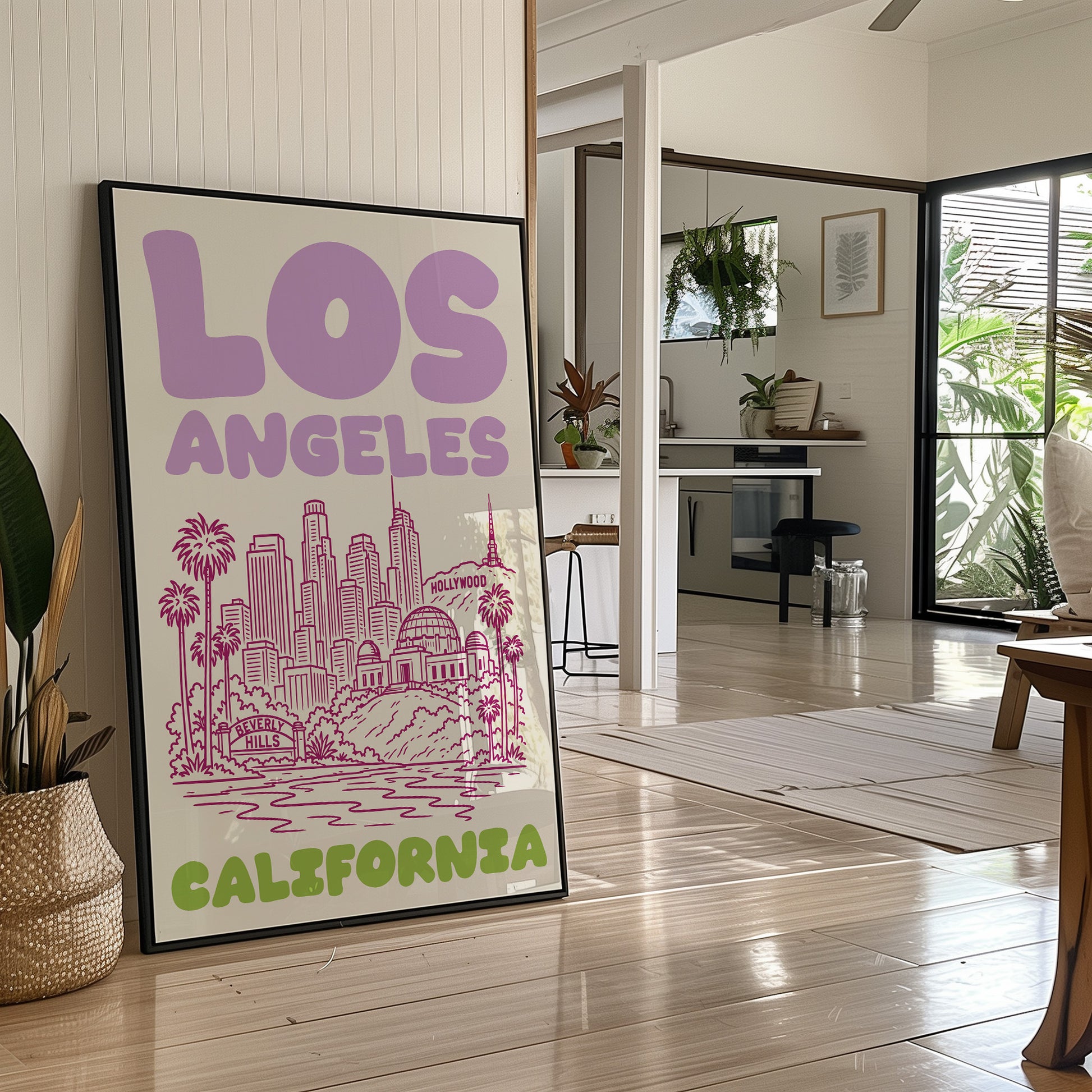 Los Angeles, Bubble Letter Skyline