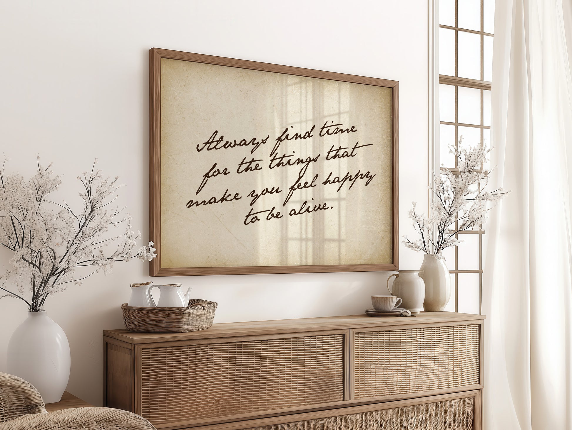 Handwritten Reminder to Live