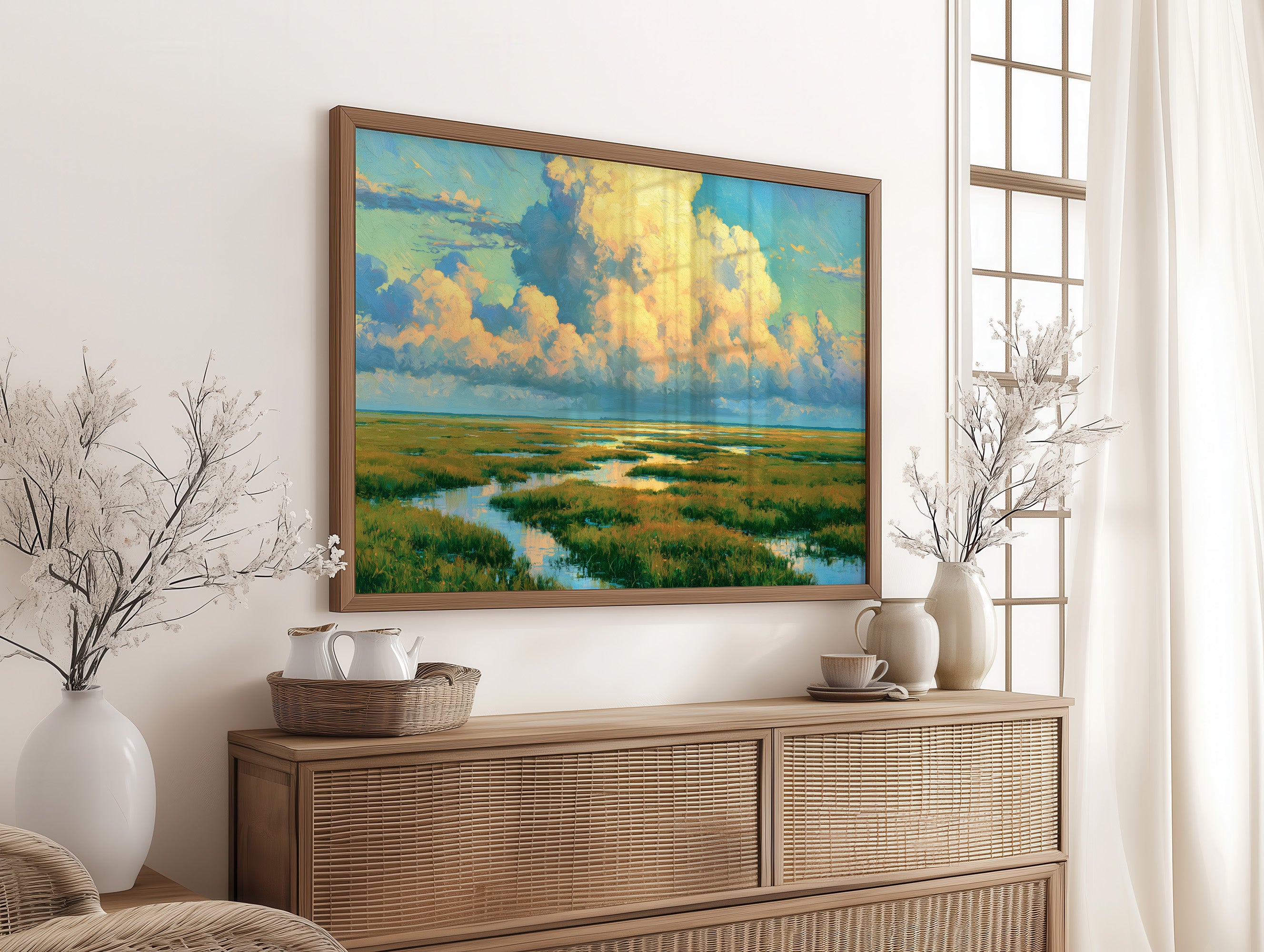 Clouds Over the Wetlands