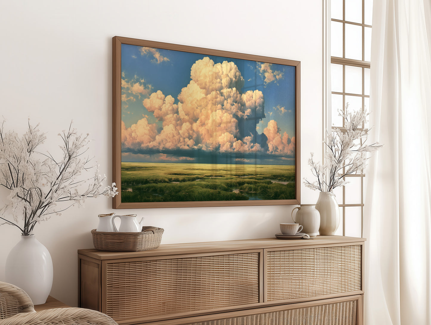 Marshland Beneath the Clouds