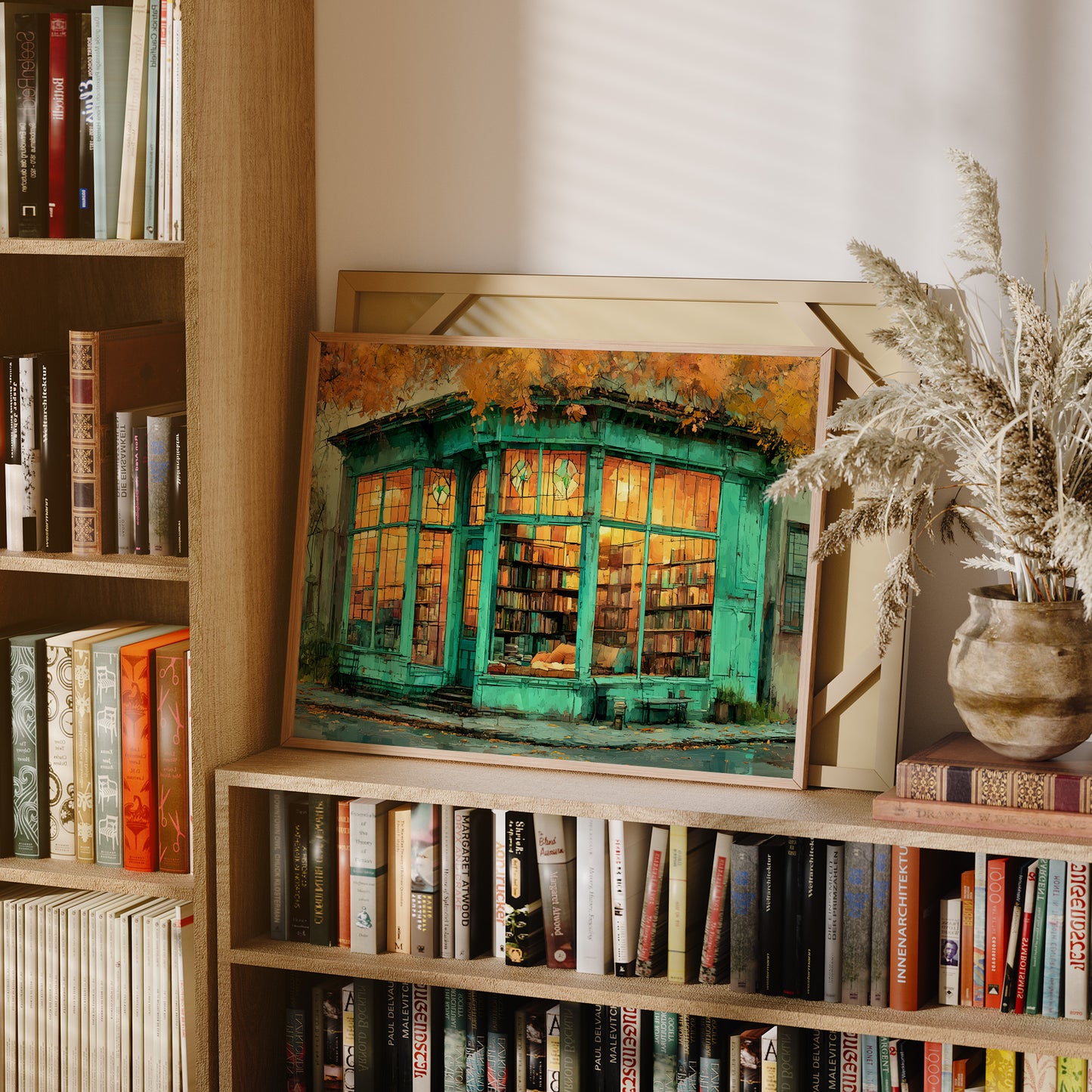 Autumn Bookshop Glow