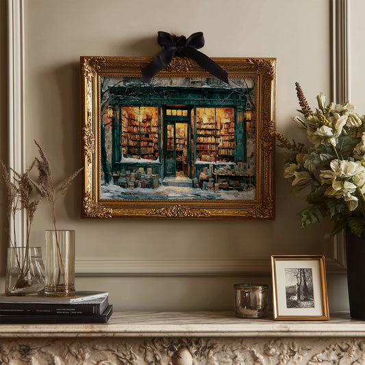 Bookshop in the Snow