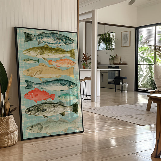 Catch of the Day: A Vintage Fish Chart