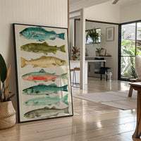 River Run: A Trout and Salmon Chart