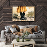 Marigold Skirt, Midnight Boots
