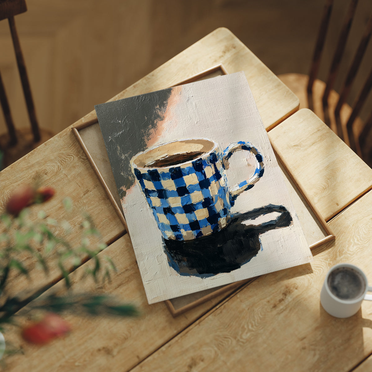 Gingham Mug, Morning Light