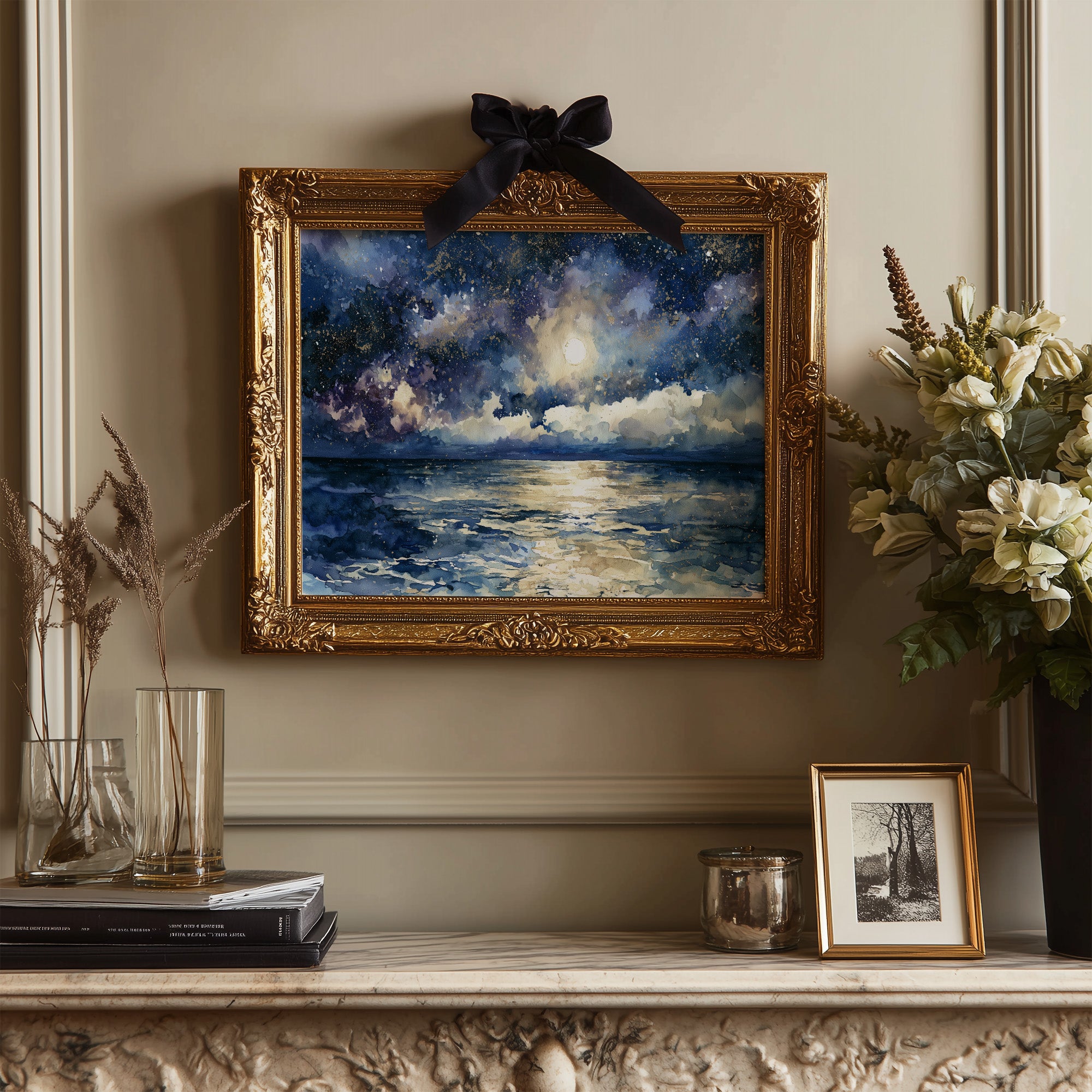 Moonlight on the Open Sea