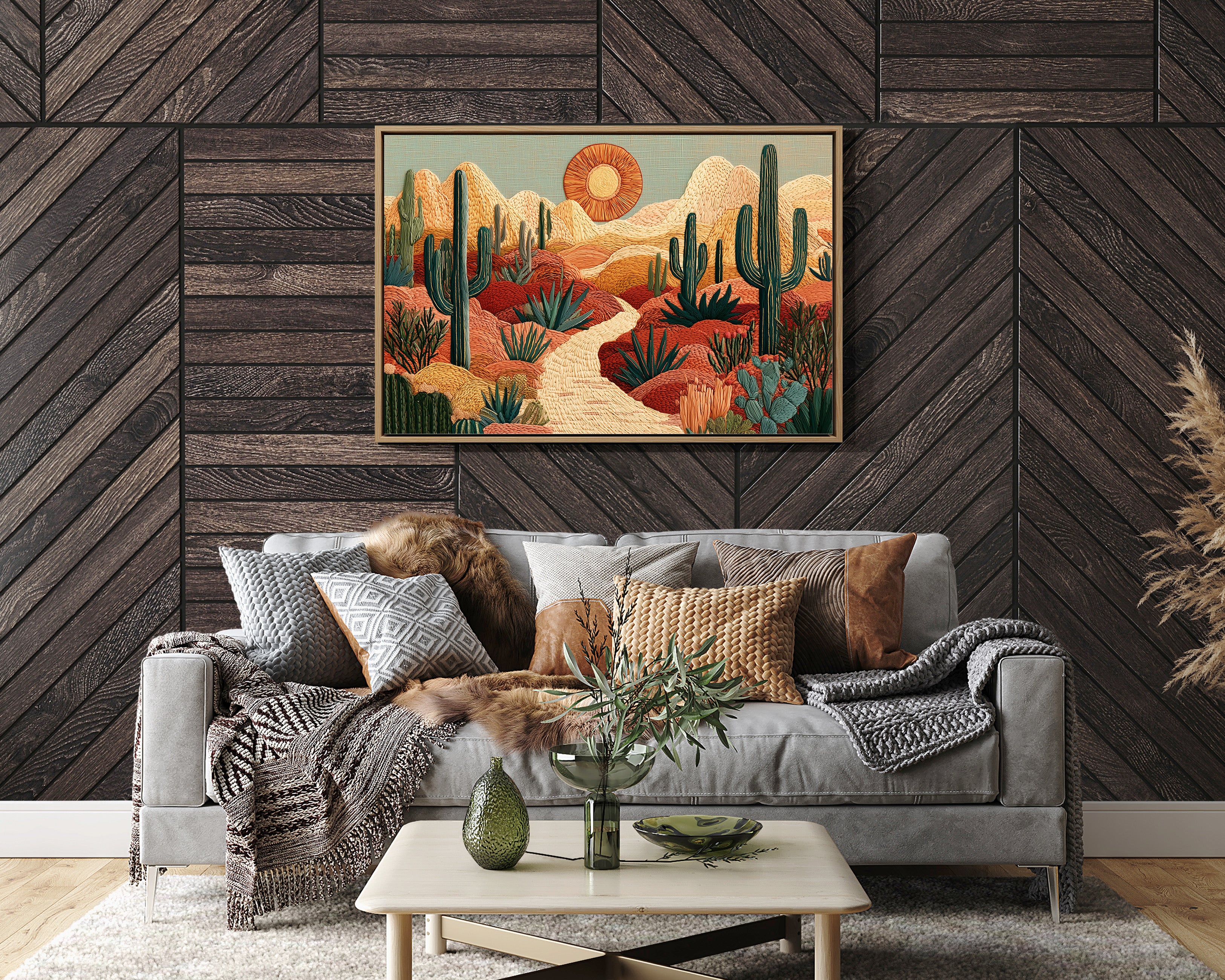 Sundown on the Desert Path