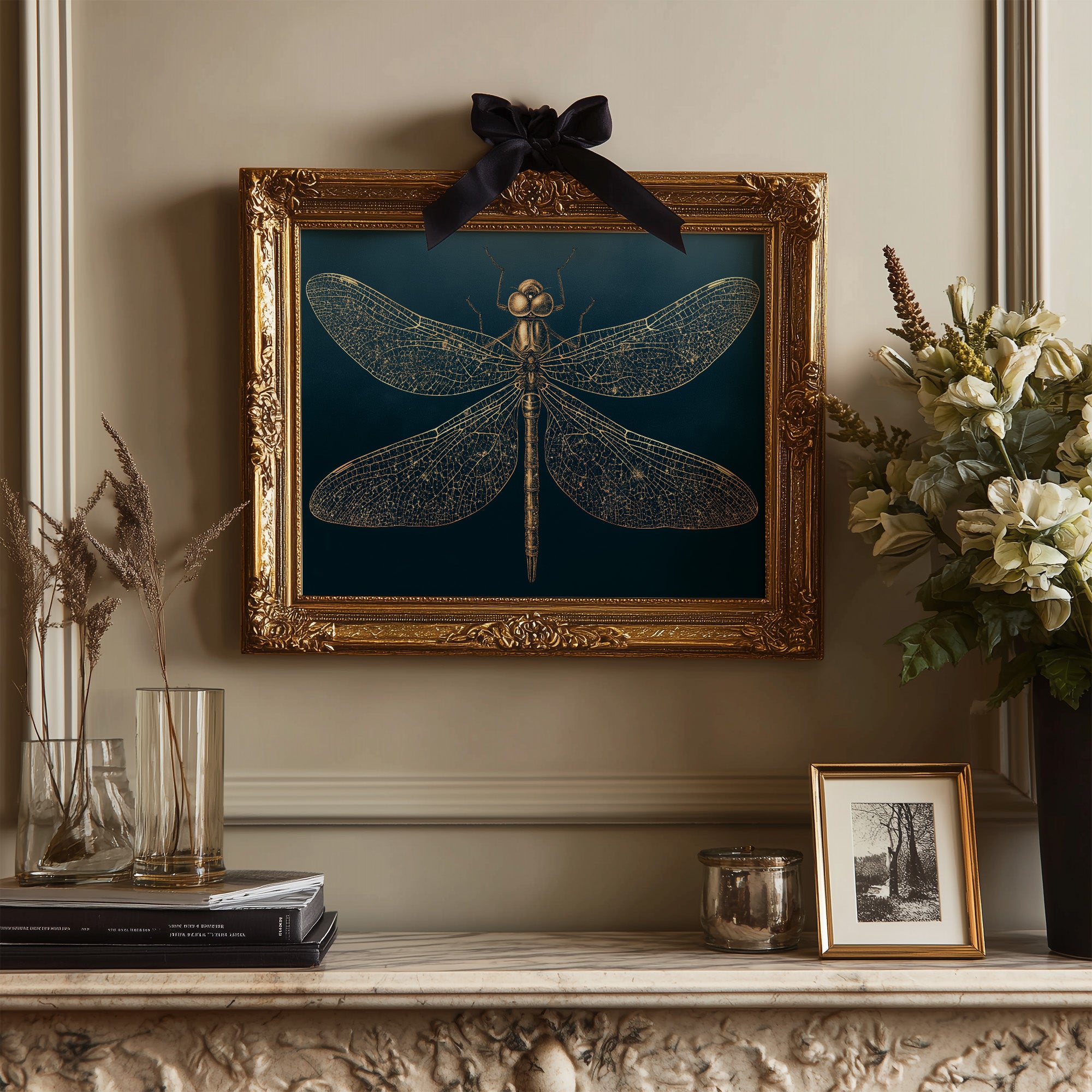 Gilded Wings in Twilight