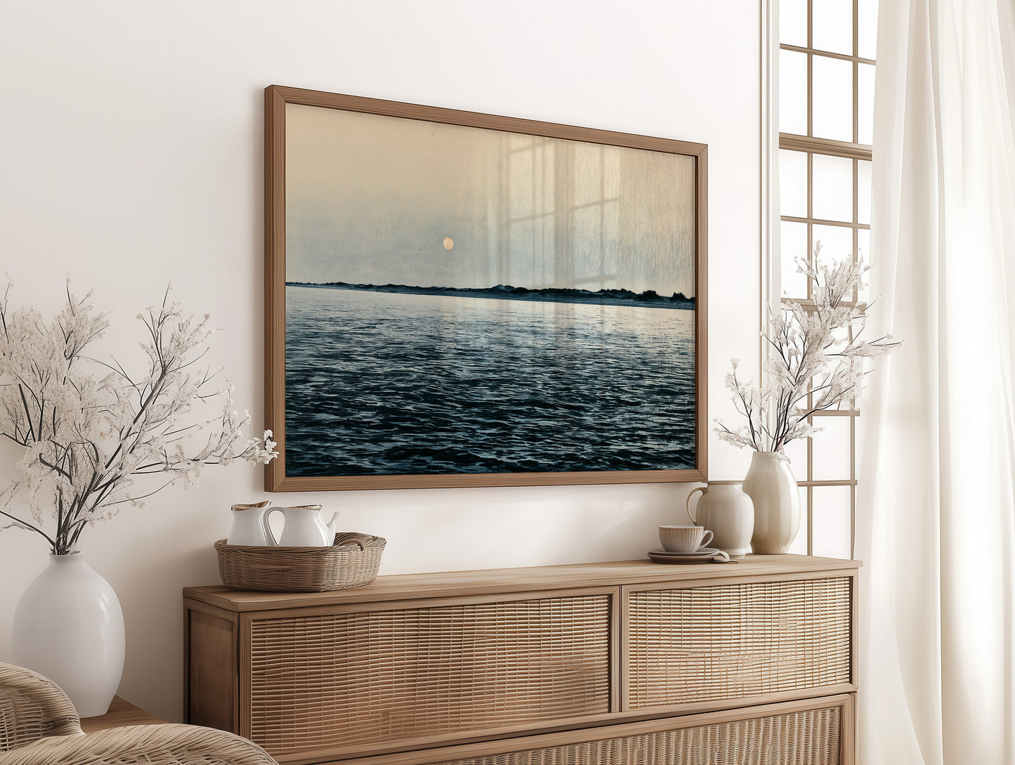 Moonrise Over Quiet Water