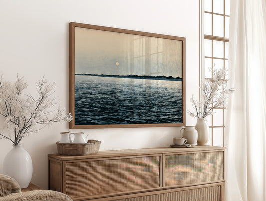 Moonrise Over Quiet Water