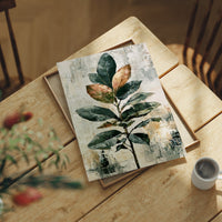 Tall Magnolia Branch, Warm Neutrals