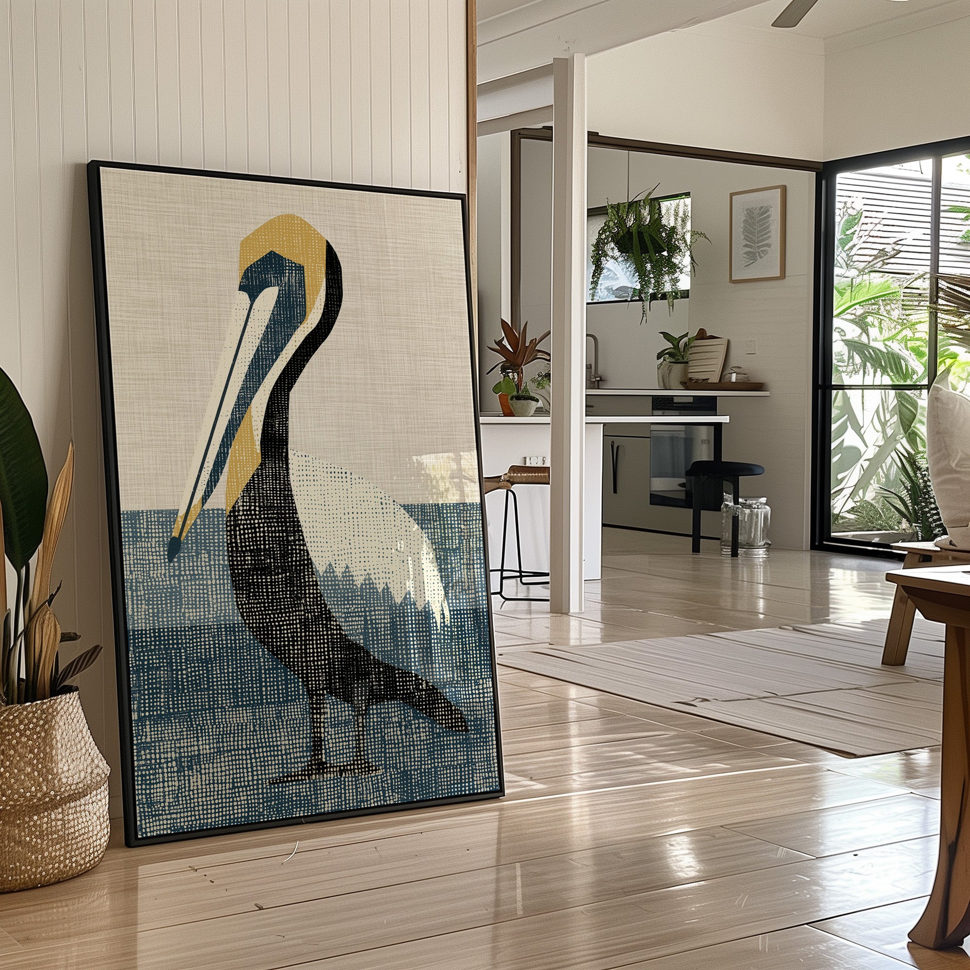 Pelican in Dotted Slate