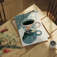 Floral Mug, Long Morning Shadow