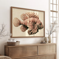 Lionfish in Antique Sepia