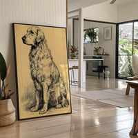 The Good Old Boy: Vintage Setter Sketch