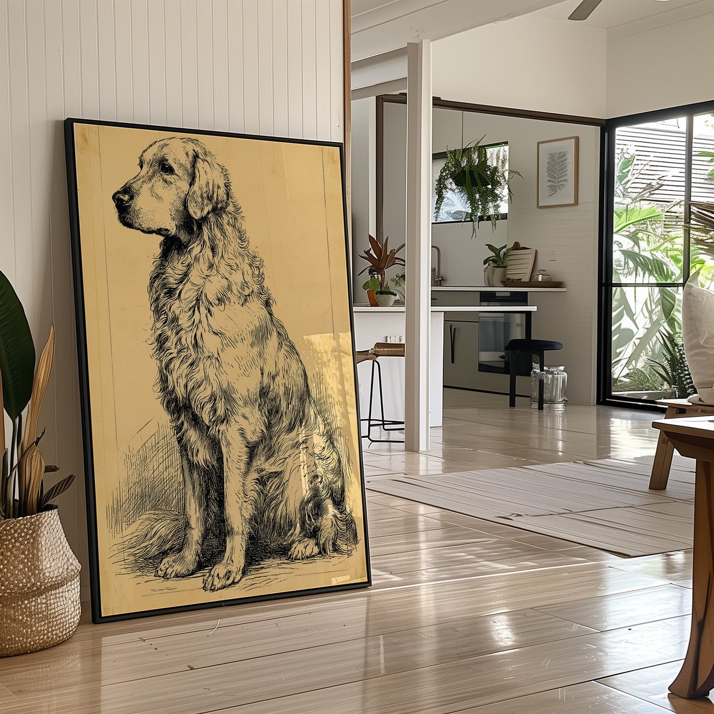 The Good Old Boy: Vintage Setter Sketch