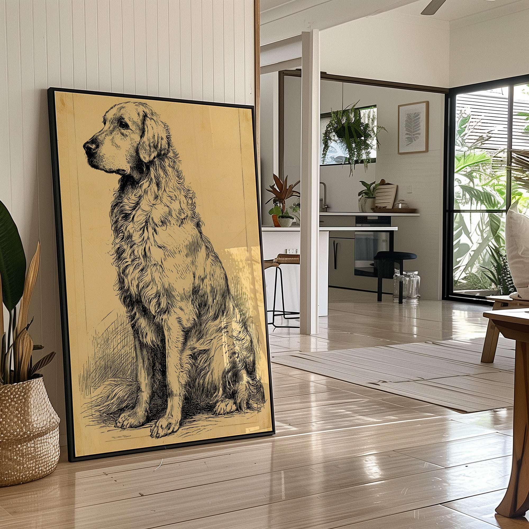 The Good Old Boy: Vintage Setter Sketch