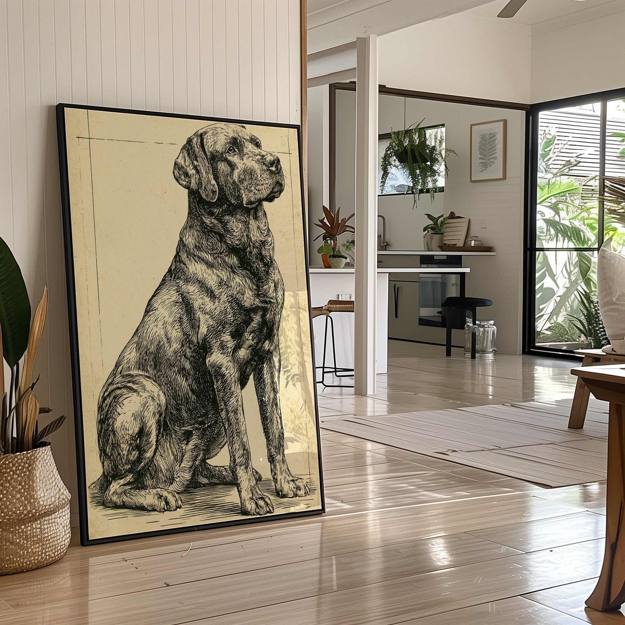 Noble Watch: Vintage Hound Engraving