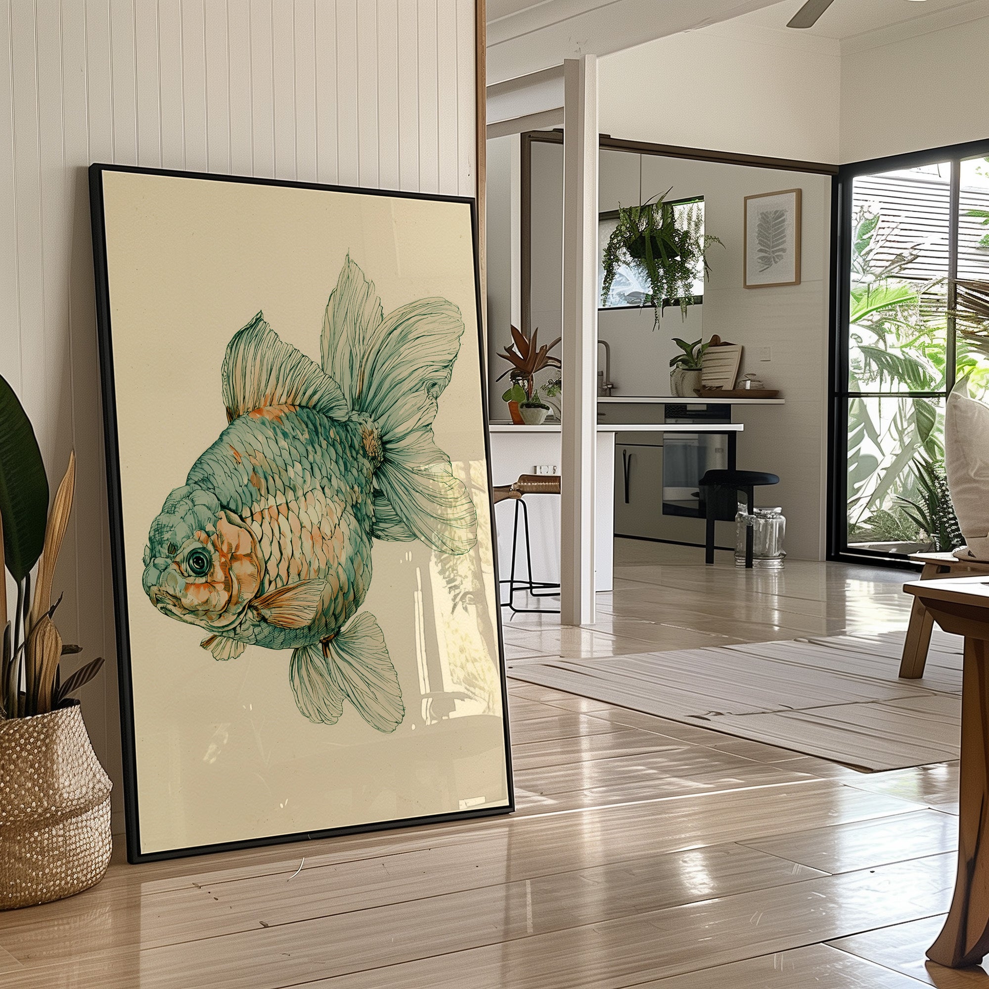 The Fancy One: Ornamental Goldfish Study