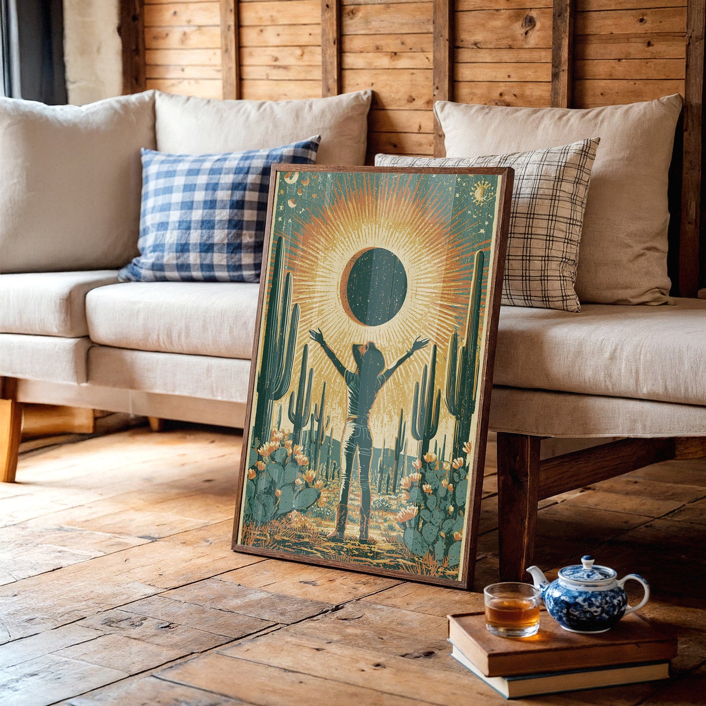 Eclipse in the Desert: Sun Salutation
