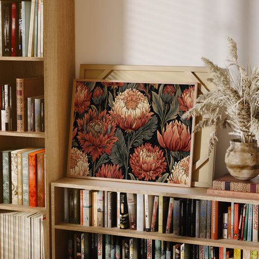 Chrysanthemums in Full Bloom