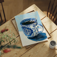 Morning Brew in Blue Speckle
