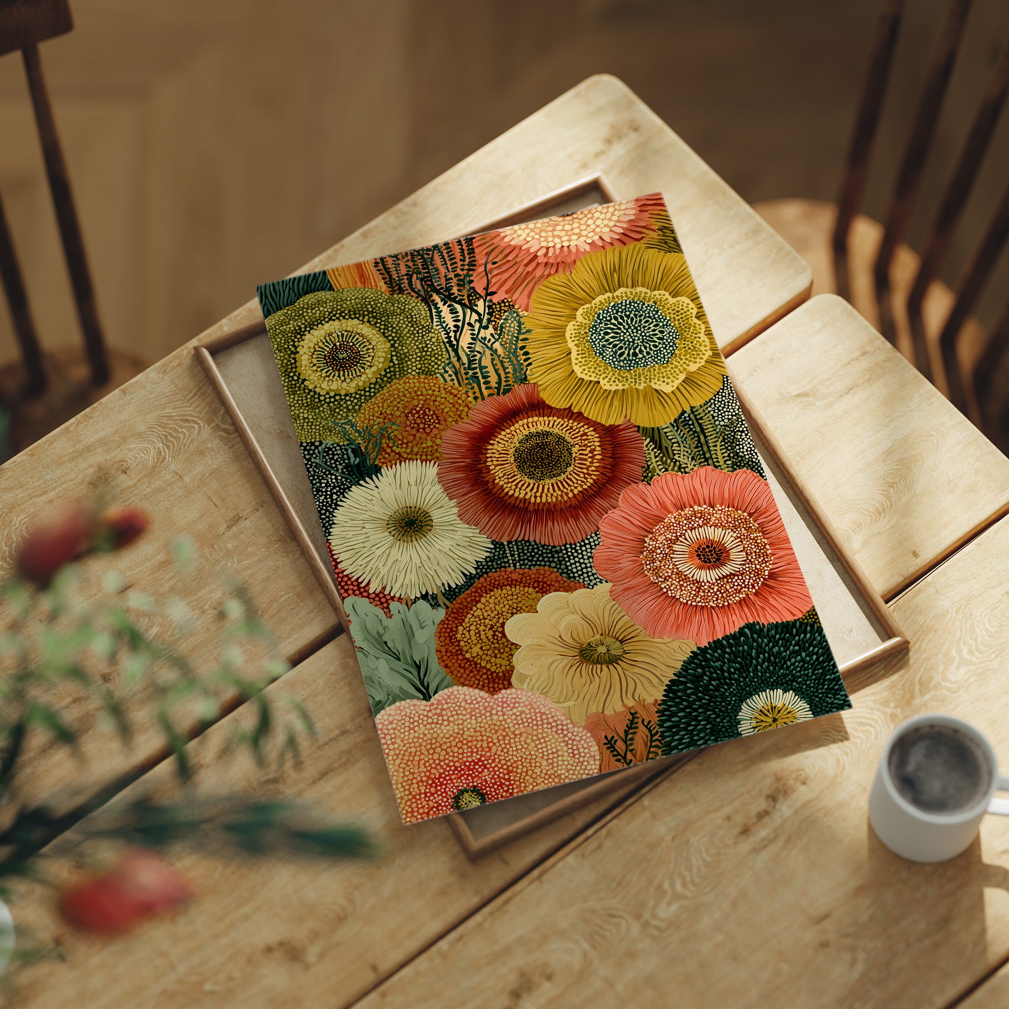 Radiant Zinnia Mosaic Garden