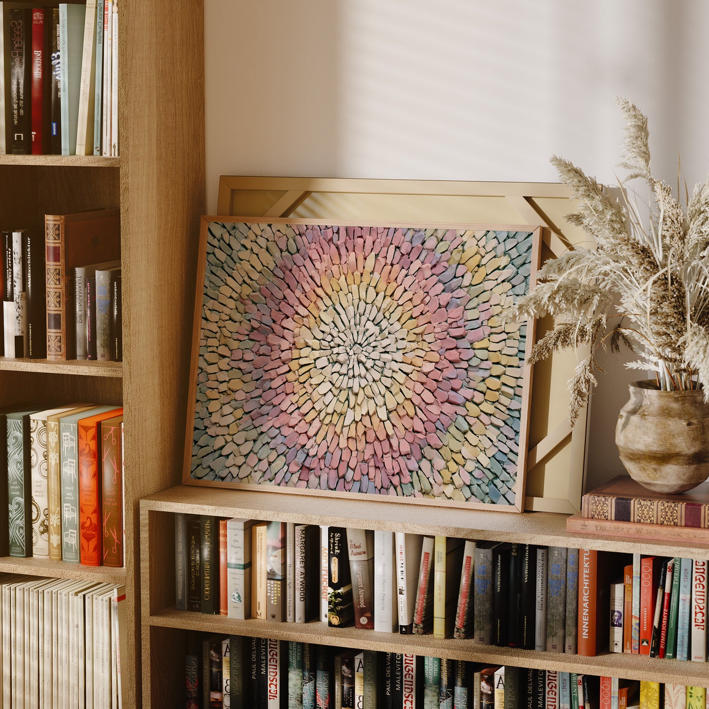 Pastel Bloom in Stone