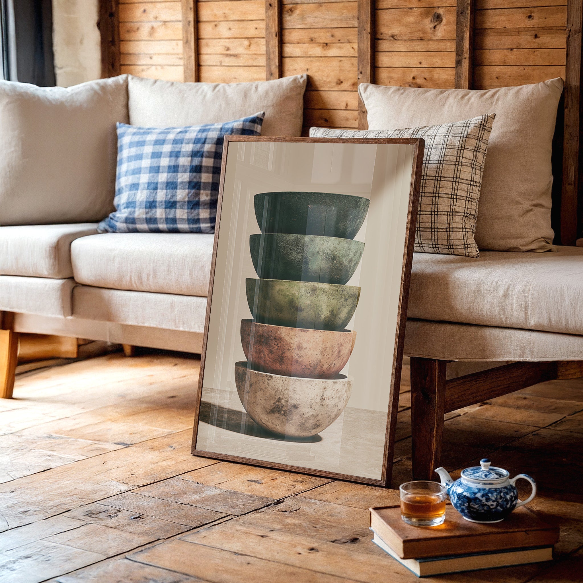 Stacked Stoneware: Earth to Moss