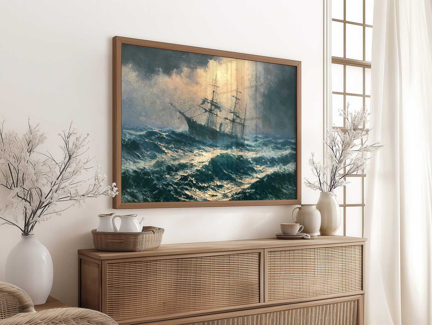 Tall Ship Against the Tempest
