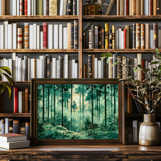 Fireflies in the Pine Grove
