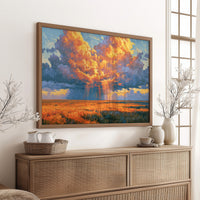 Fire in the Prairie Sky