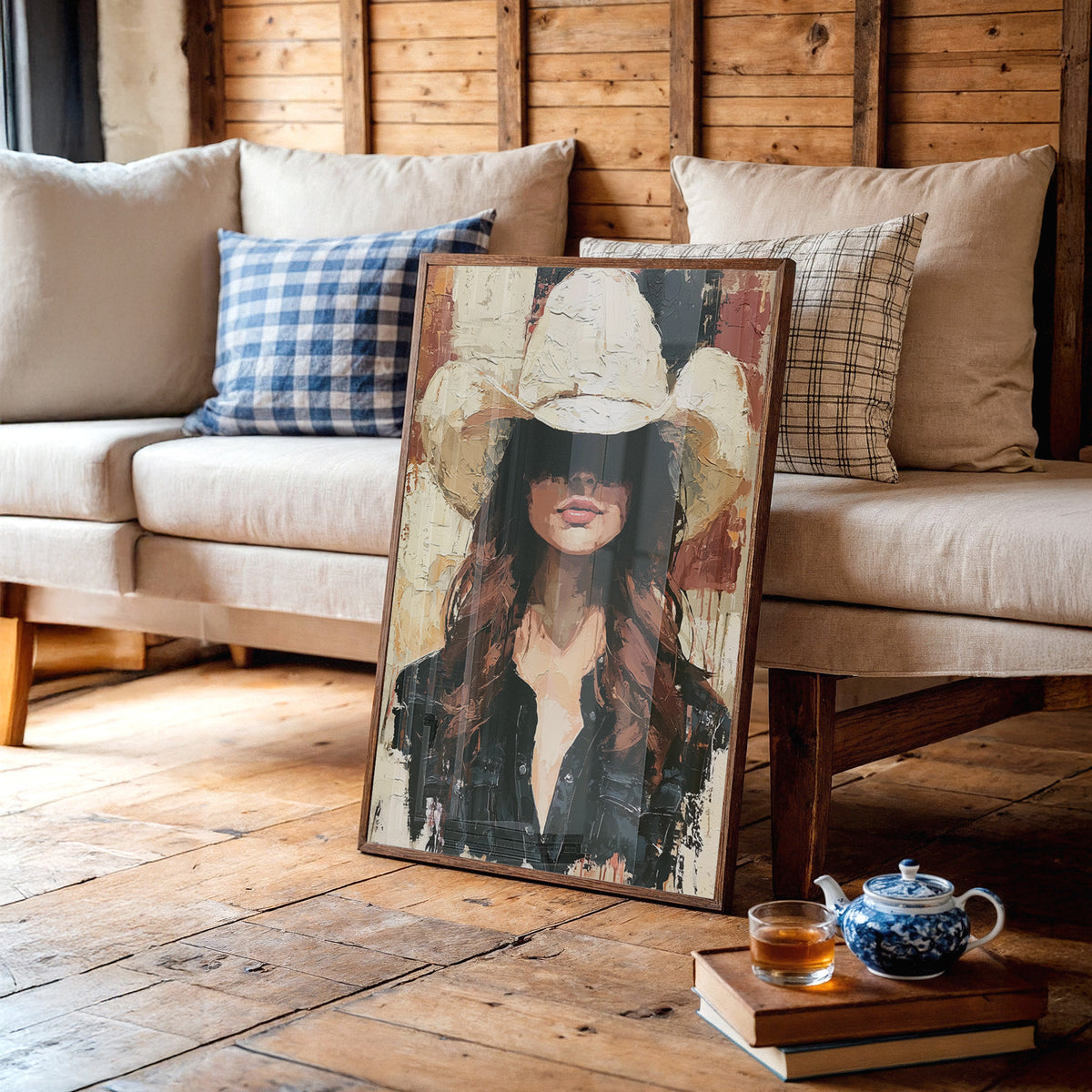 Shadowed Under a White Hat