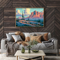 Superstition Mountain at First Light