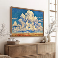 Thunderheads Over Amber Fields