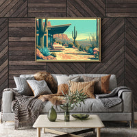 Canyon View, Mid-Century Patio