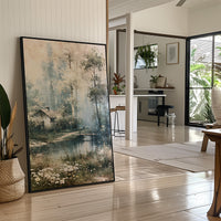 Daisies by the Water: Cottage in the Birch Grove
