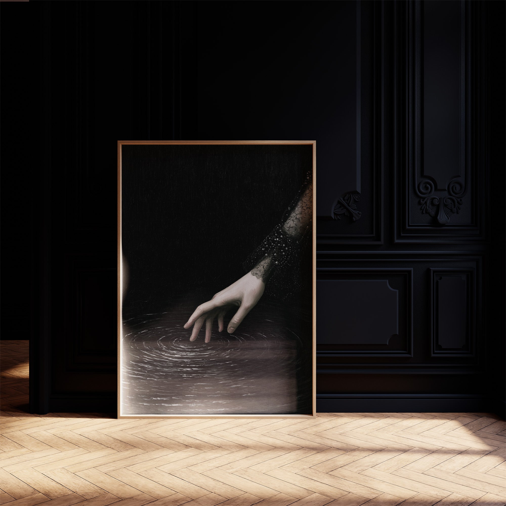 Touch of Stardust: Hand Dissolving into the Void