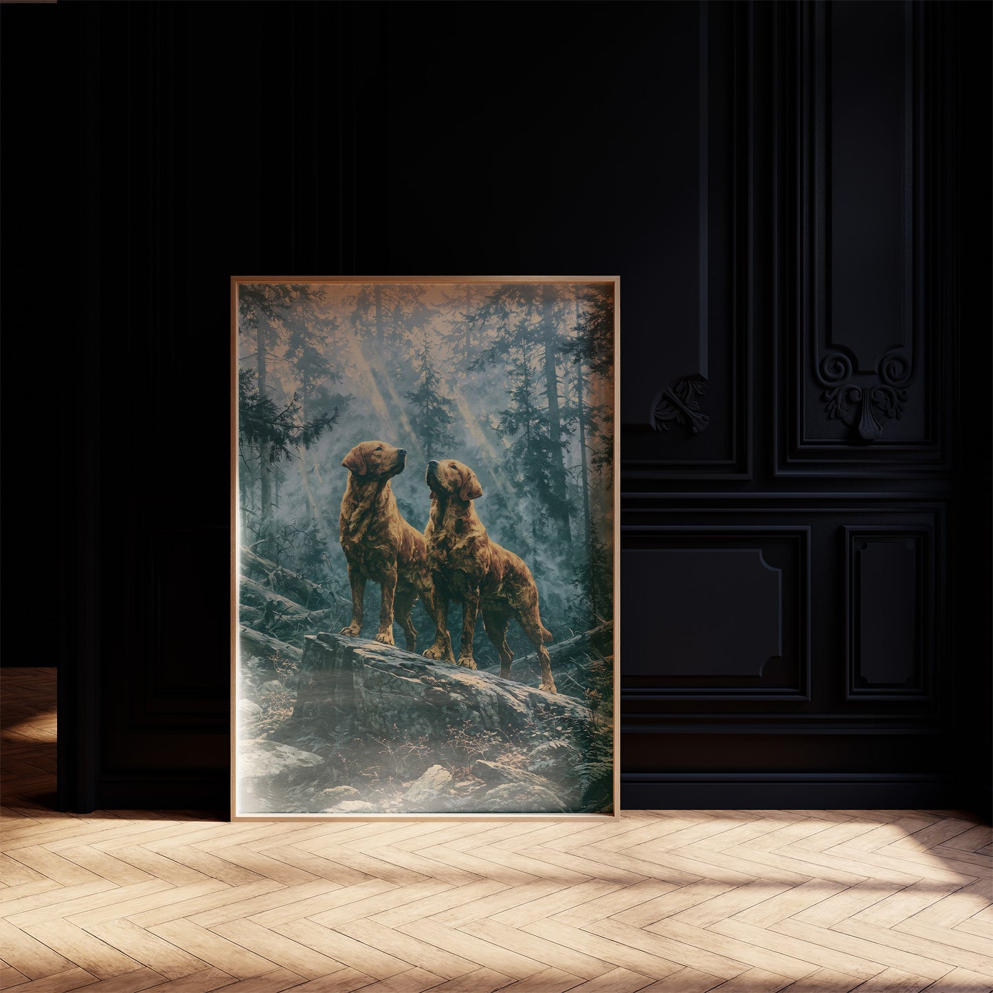 Retrievers in the Light Rays: Forest Sentinels