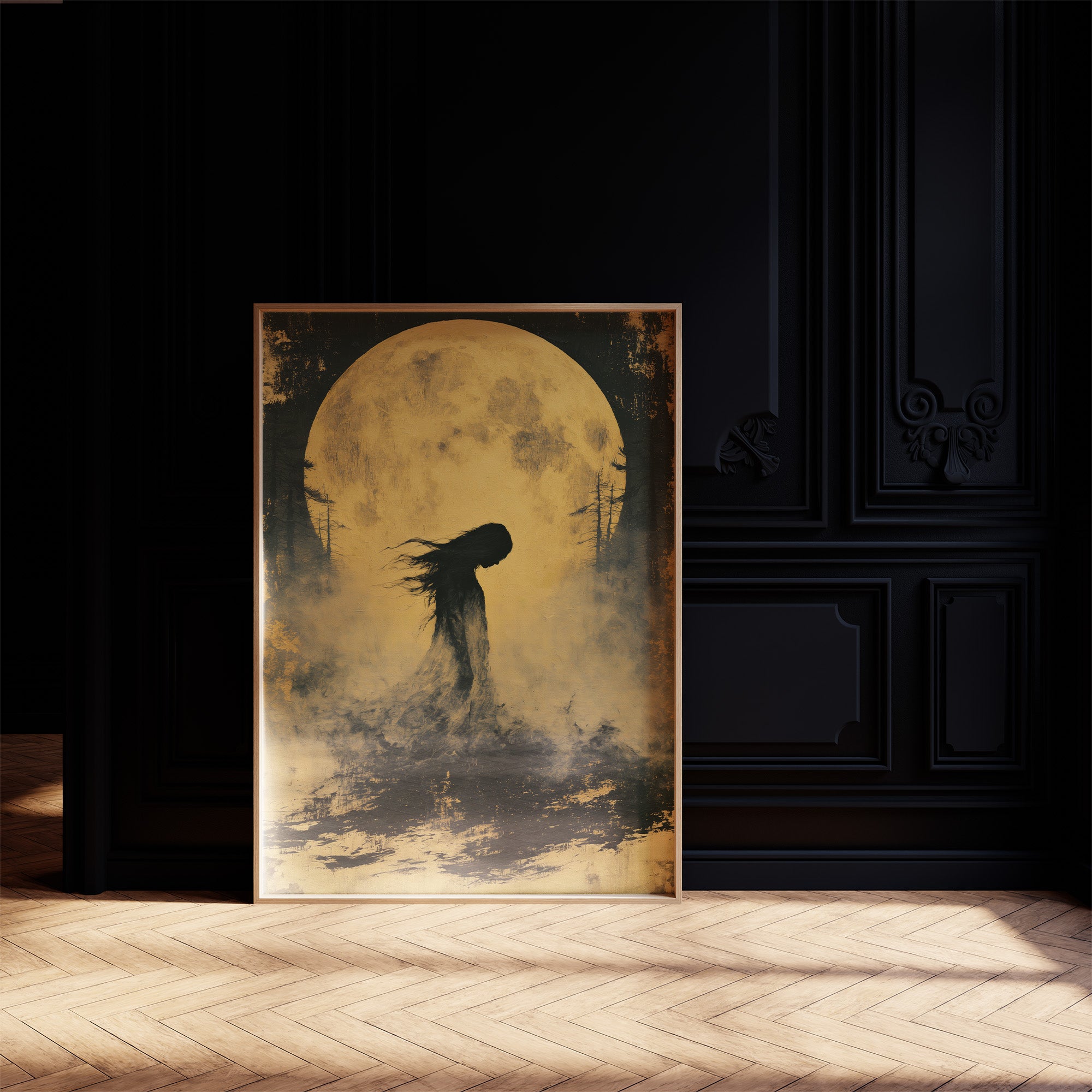 Windswept Under the Golden Moon