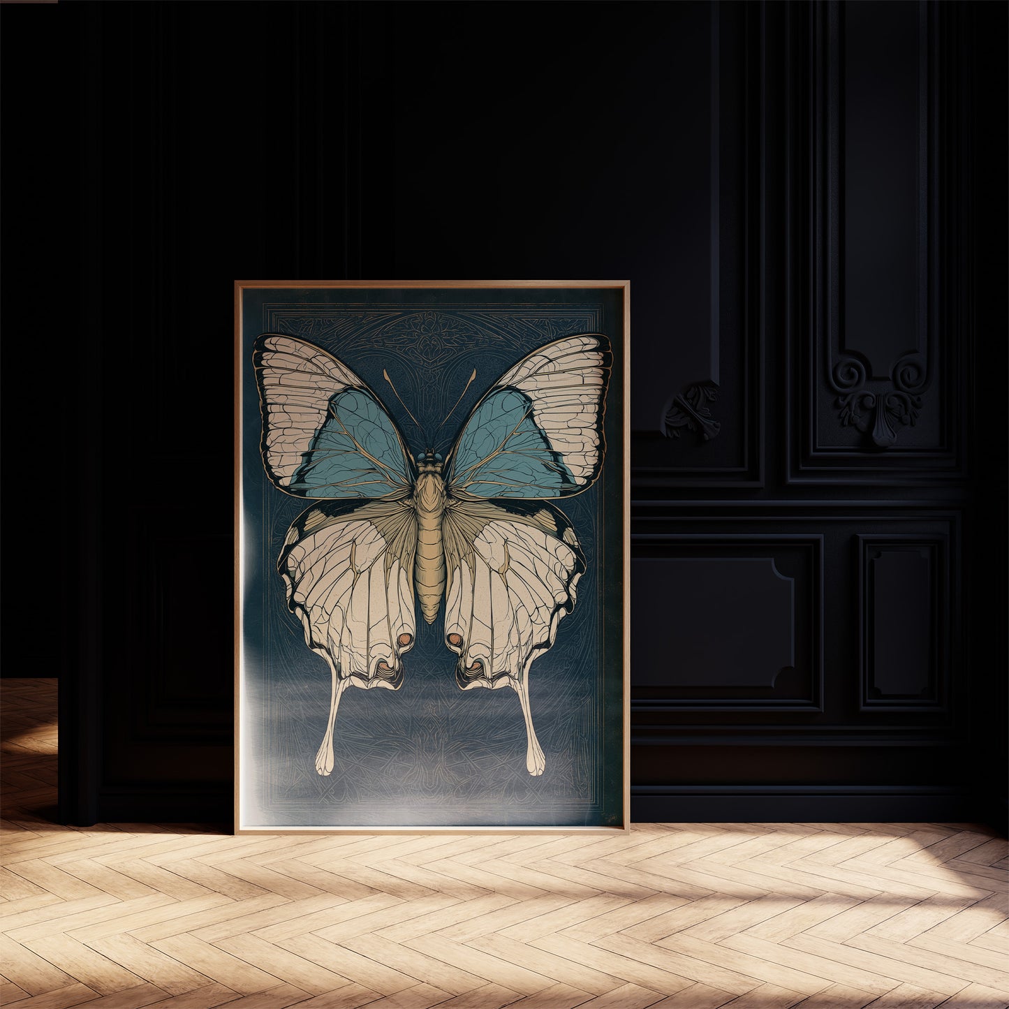 Swallowtail Symmetry: An Art Deco Butterfly Study