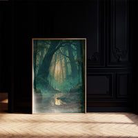 Emerald Hollow: Sunlight Through the Ferns