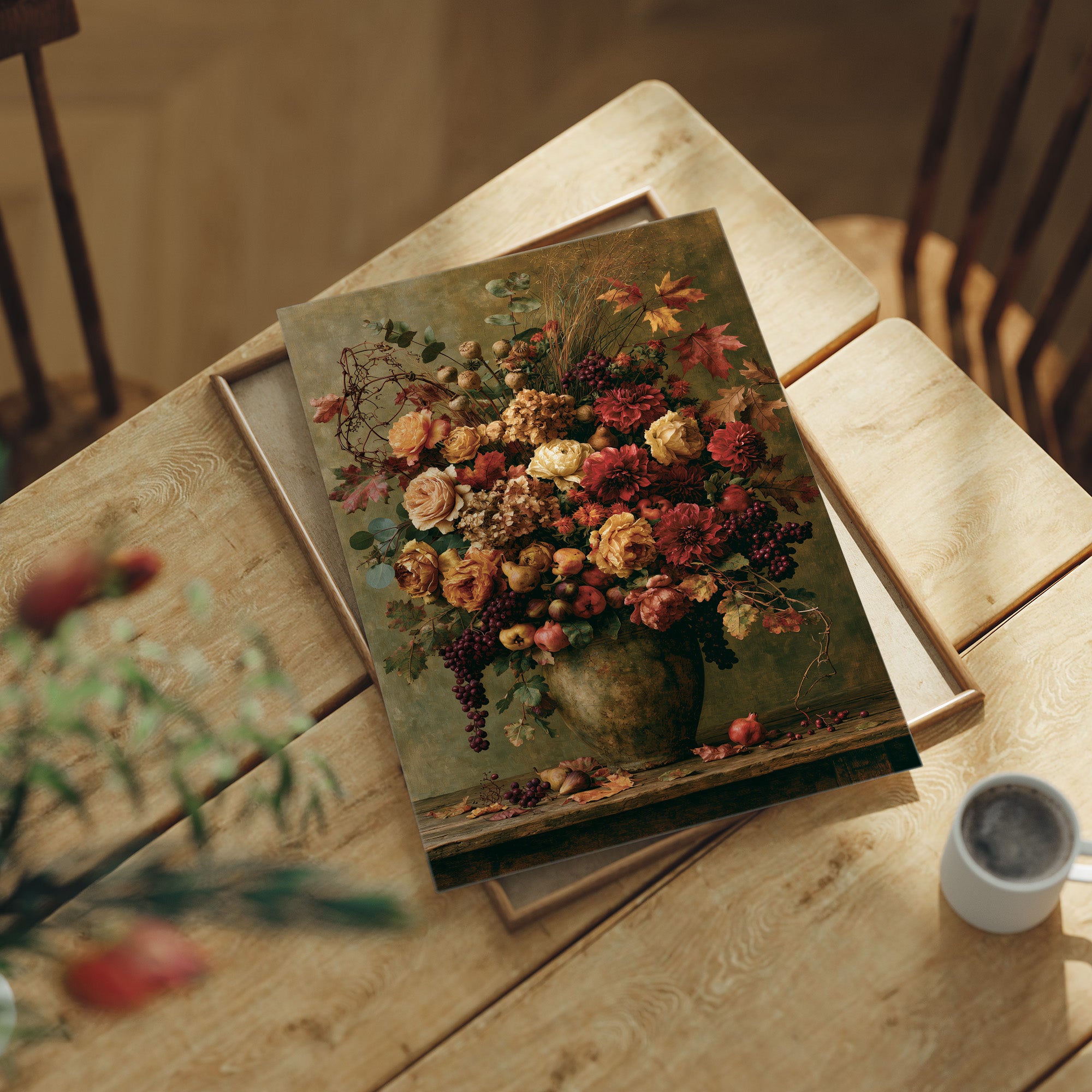 Autumn Harvest: An Opulent Classical Still Life