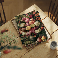 Dramatic Bloom: A Dark Ground Flemish Still Life