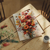 Wildstem Roses, Palette Knife Bloom