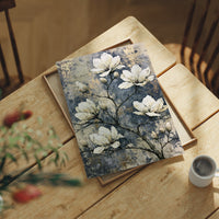Magnolia Branch on Cracked Gold