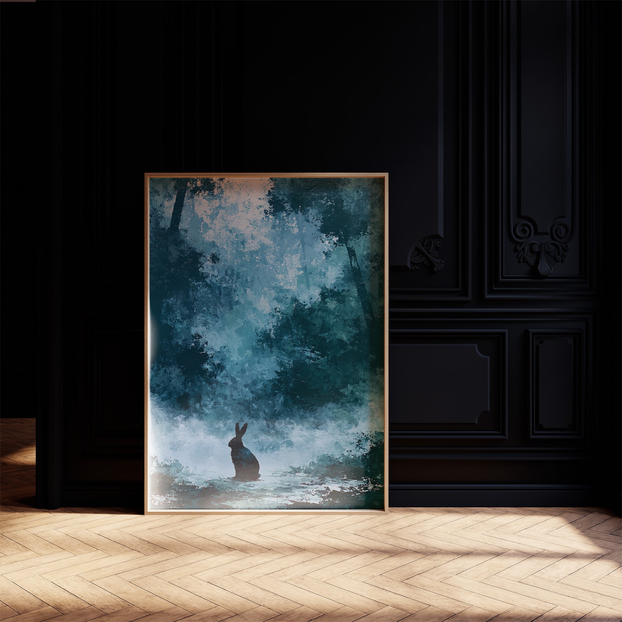 Rabbit in the Blue Hour
