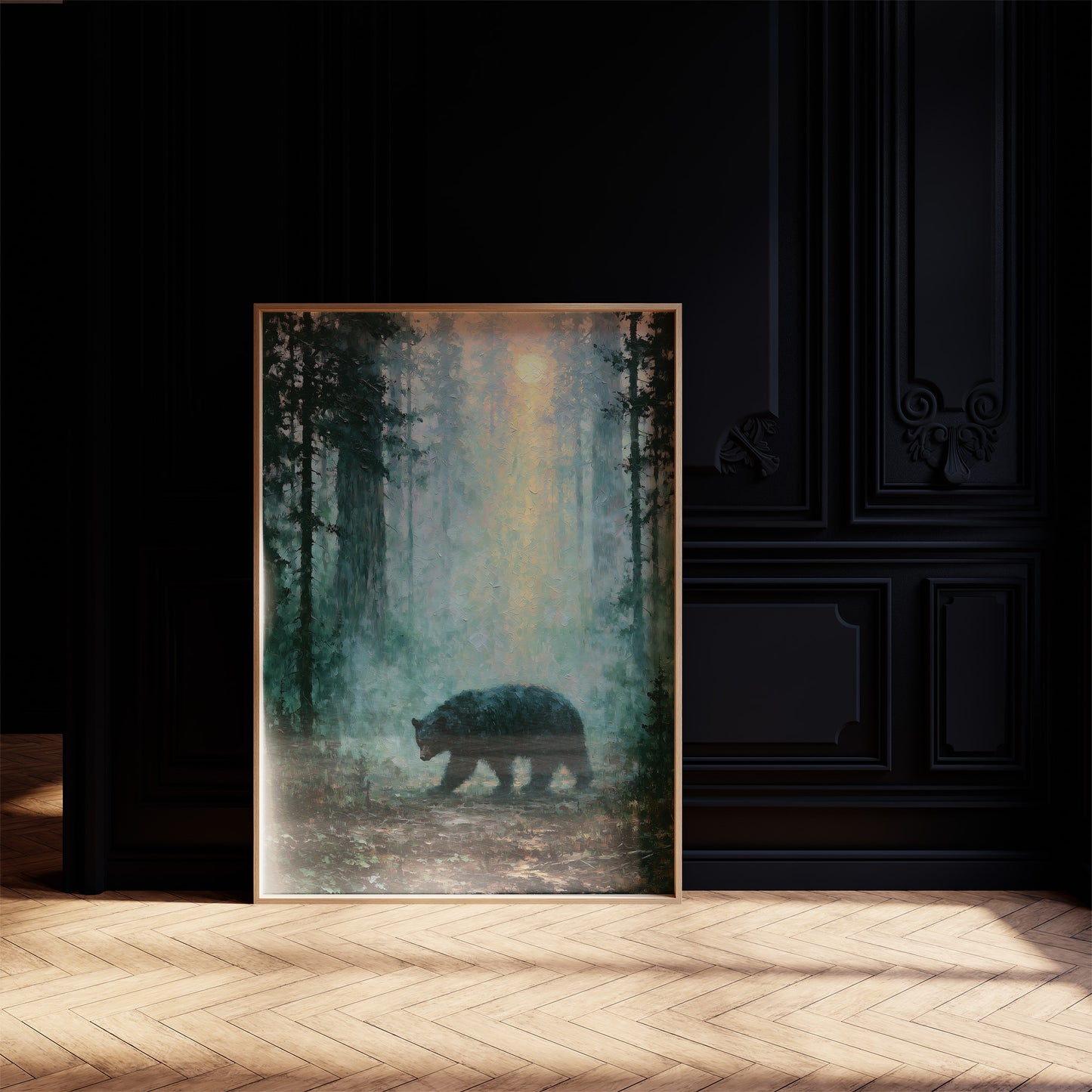 Bear Crossing at First Light